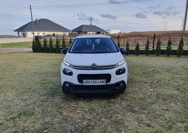 Citroen C3 cena 45900 przebieg: 57000, rok produkcji 2019 z Chojna małe 301